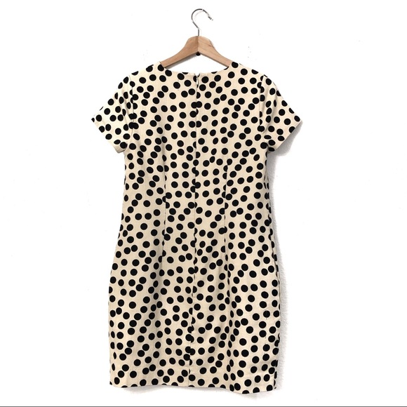 J. Crew Scattered Spot Polka Dot Shift Dress - Picture 5 of 8